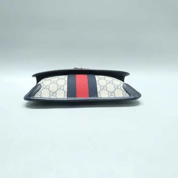 GUCCI Ophidia Navy Canvas Shoulder Bag 1026-123124 - Picture 4 of 12